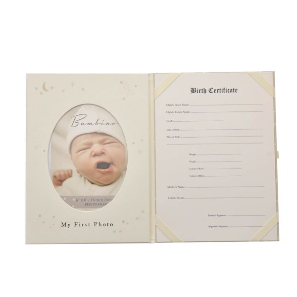 little star birth certificate holder