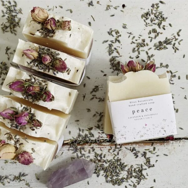 peace soap with lavender and patchouli