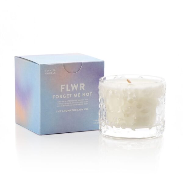 forget me not candle