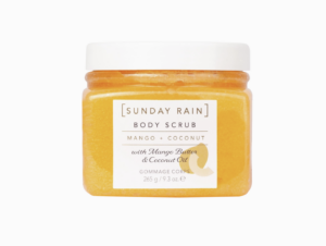 orange body scrub