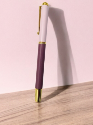 pink/purple pen